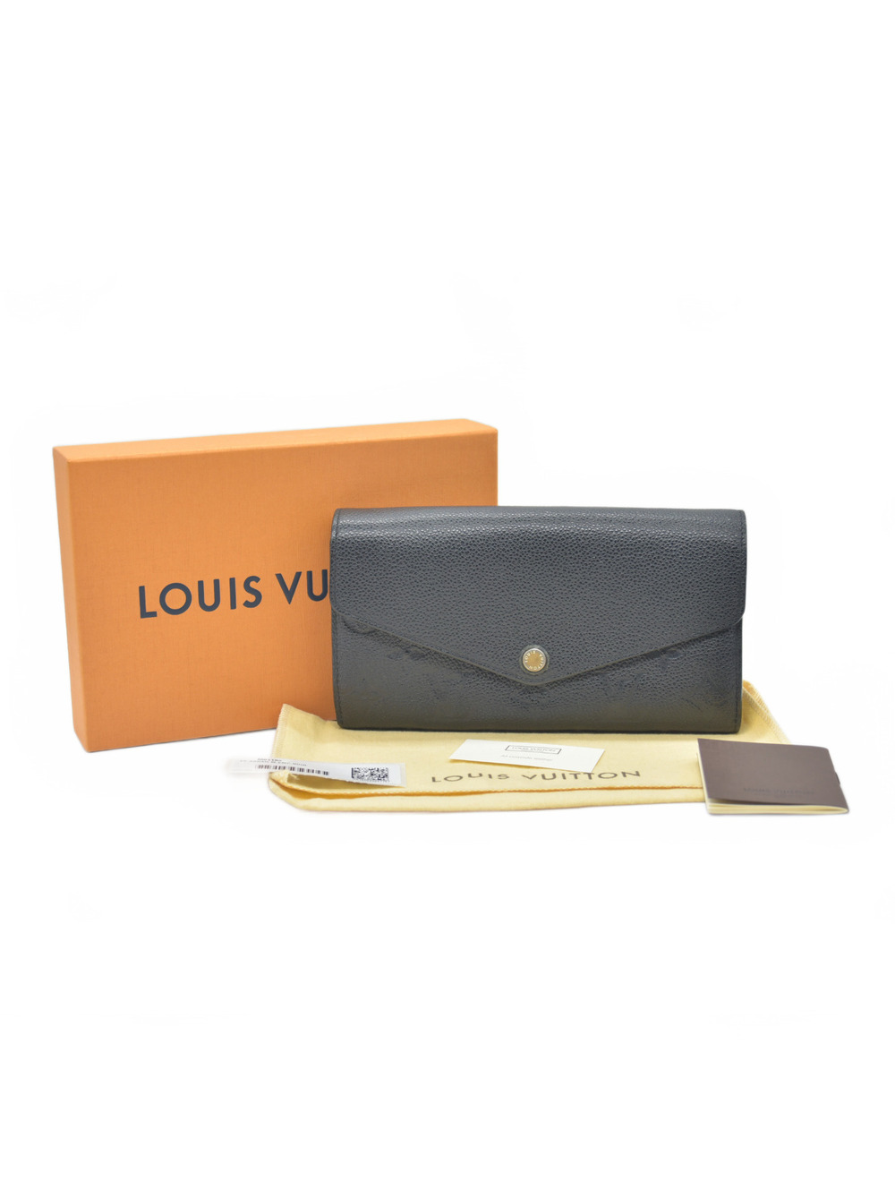 2016 Louis Vuitton Empreinte Sarah Wallet NM Black CA2116
